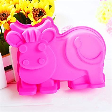 Animal Jelly Moulds Cow Shape Silicone Cake Decorating Tools Cake Mold