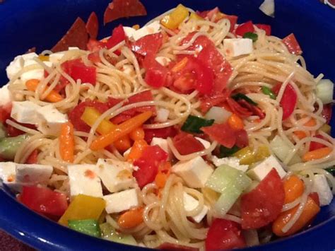 Cold Spaghetti Salad Recipe