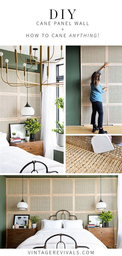 These diy wall panelling are incredibly versatile and practical in multiple areas. DIY Cane Wall Panels | Caning Furniture | Caning, Cheap rustic decor, Furniture diy