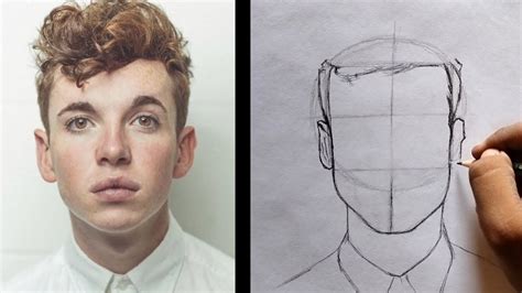 How To Draw Portrait Using Loomis Method Freehand Practice Tutorial
