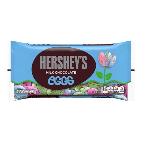 Hersheys Milk Chocolate Eggs Candy Easter 10 Oz Bag