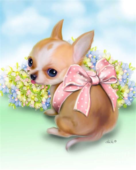 Caramel Chihuahua Baby By Catia Cho Chihuahua Art Cute Chihuahua