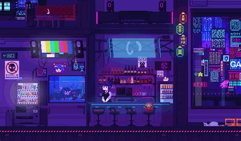 Va 11 Hall A Cyberpunk Bartender Action By Berrysyrup Rpixelart