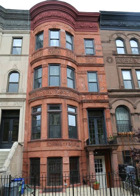 New York City Brownstones At Historic Prospect Heights Neighborhood