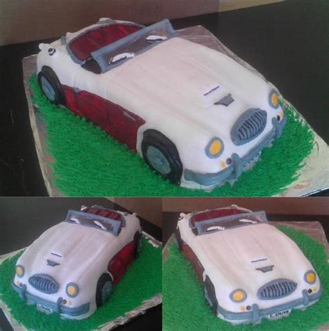 Austin Healey Classic Car Cake Decorated Cake By Cakesdecor