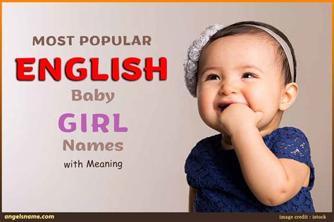 Most Popular English Baby Girl Names With Meaning