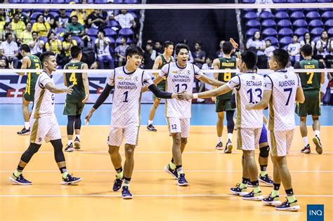 Nu Stumps Feu For 1 0 Lead In Uaap Mens Volleyball Finals Inquirer