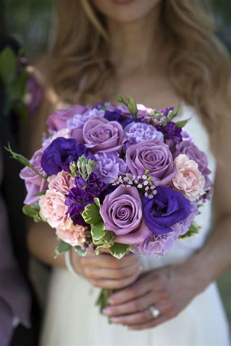 White And Purple Drooping Wedding Bouquets Wedding Ideas 20 Gorgeous