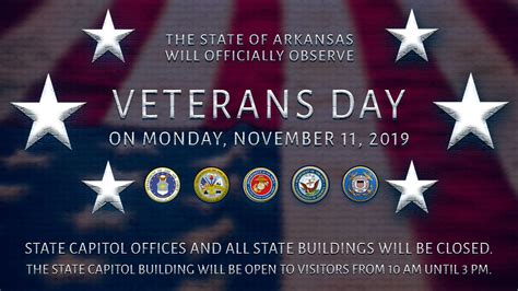 Veterans Day 2019 Arkansas House Of Representatives