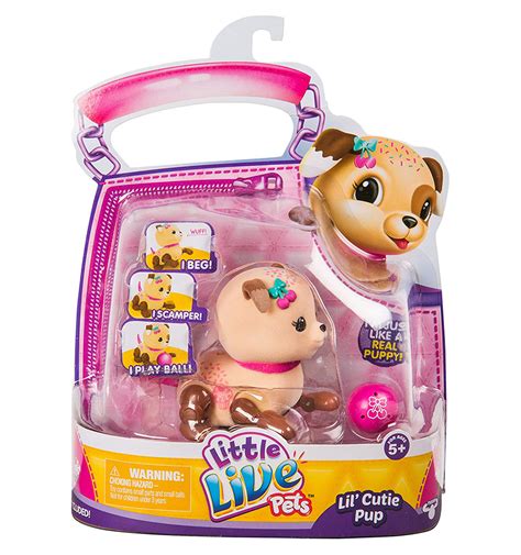 Little Live Pets S1 Cutie Pup Single Pack Sprinky Toys Onestar