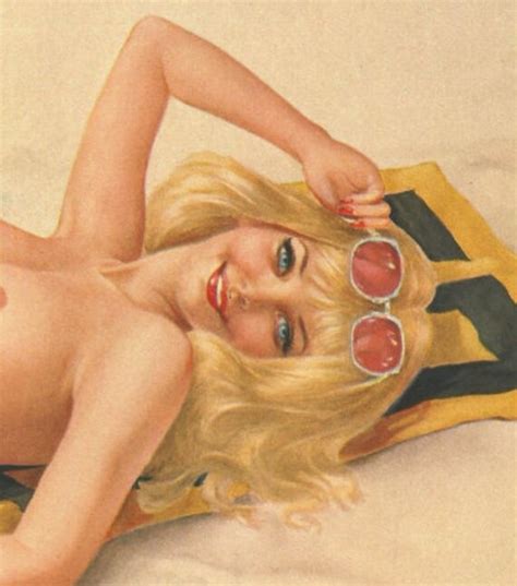 Mature Vintage Vargas Girl From Playboy Magazine Nude