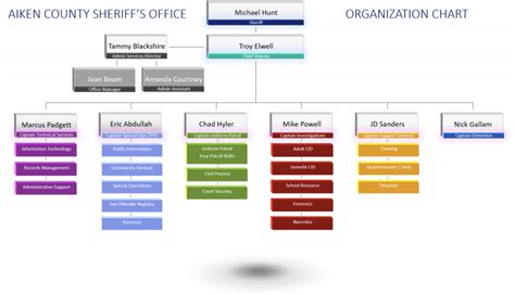 Organizational Chart Aiken County Sheriffs Office