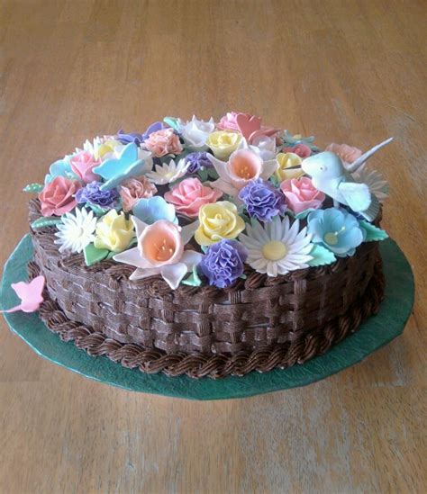 Celebrate birthdays of all ages with a birthday flower cake that smells as sweet as it looks! Flower Bouquet Birthday Cake by Ckiecrumb on DeviantArt