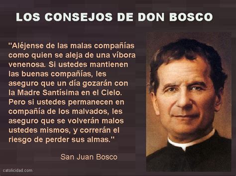 Sueño áspero Revisión Latín Las 100 Mejores Frases De San Juan Bosco