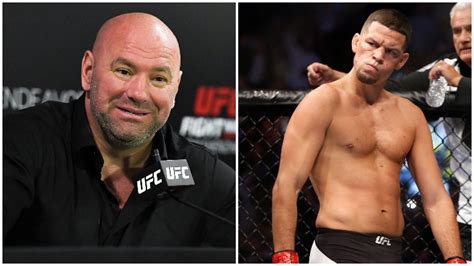 Dana White Smiles Hints At Nate Diazs Possible Opponent