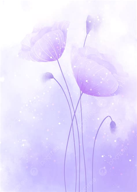 Background Watercolor Ungu Latar Belakang Bunga Ungu Bunga Bunga