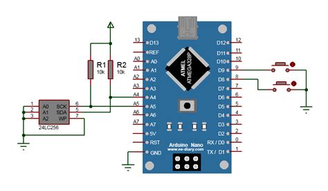 Arduino Nano I2C EEPROM Programming Tutorial Ee Diary
