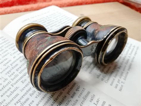 vintage opera glasses antique theater binoculars bronze etsy steampunk accessories antiques