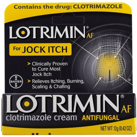Lotrimin Af Jock Itch Antifungal Cream 042 Oz Pack Of 3 Walmart