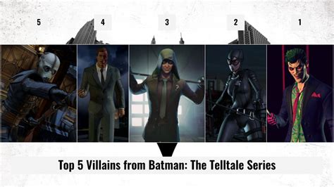 Top 5 Villains From Batman The Telltale Series By Jjhatter On Deviantart