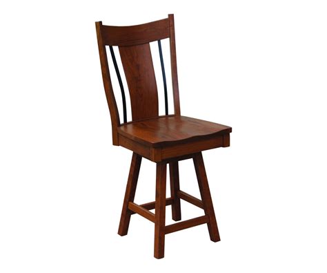 Drawing submitted to fairfield home owner. Eagle 24" Swivel Bar Chair w/ Wrought Iron | The Granary