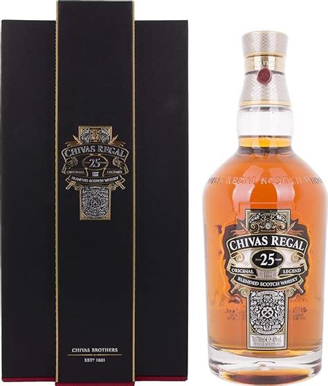Chivas Regal 25 Year Old Blended Scotch Whisky 70 Cl With T Box