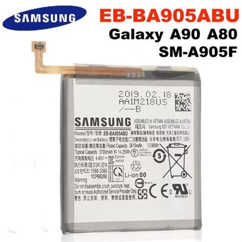 Battery Samsung Galaxy A80 Ori Baterai Samsung Eb Ba905abu Lazada