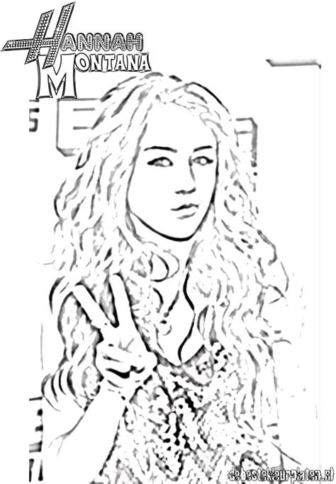 Desenhos De Hannah Montana Para Colorir E Imprimir Colorironlinecom