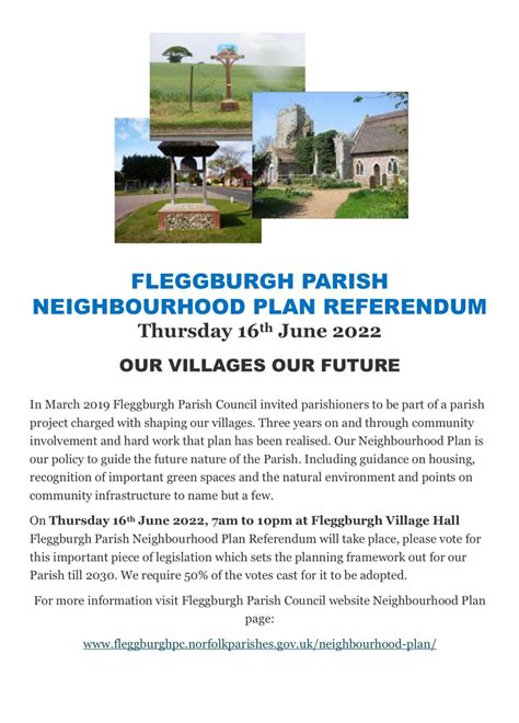 Neighbourhood Plan Fleggburgh Parish Council