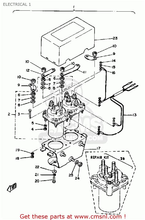 Yamaha wire harness assy 2bg 82590 00 oem yfm700 31 on diagram only compatible with other bikesparts. Yamaha G1-e2 Golf Car 1981 Electrical 1 - schematic partsfiche