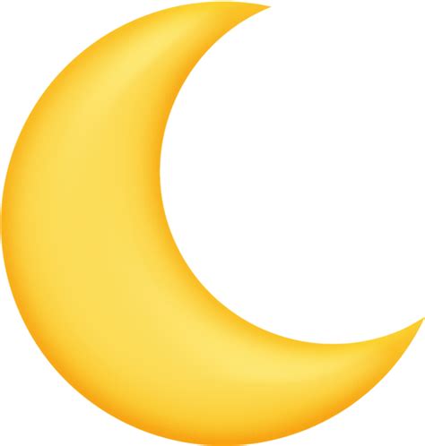 Cresent Moon Cartoon Images Clipart Best Yellow Moon Black Background