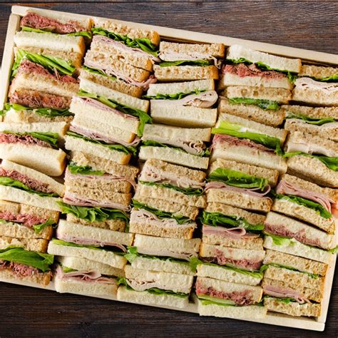Finger Sandwich Platter Olivers Markets