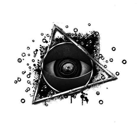 Illuminati Eye White Png