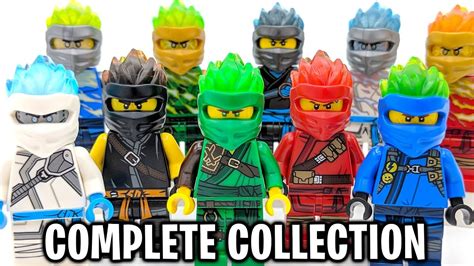 Dan heb je geluk, want hier zijn ze. LEGO Ninjago COMPLETE Forbidden Spinjtizu Ninja Collection ...