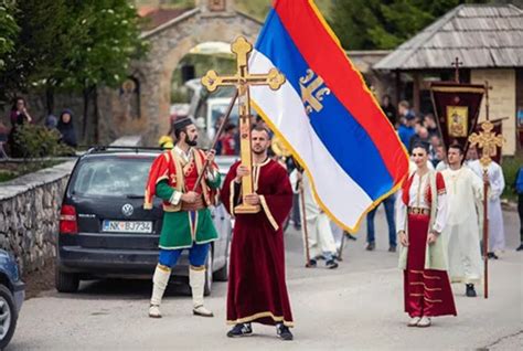 Montenegro Hundreds Of People In Procession For Feast Of St George