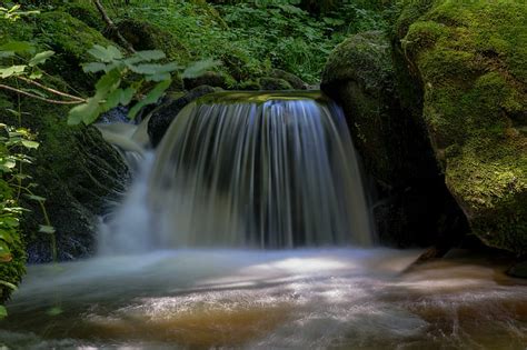 Royalty Free Photo Timelapse Photography Of Waterfalls Pickpik