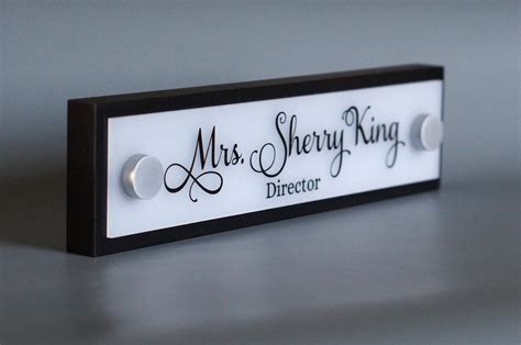 Office Door Nameplate Business Door Sign Office Sign Etsy