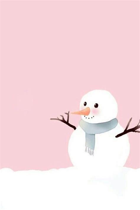 Pin By Katie Hanna On Christmas Snowman Wallpaper Iphone Wallpaper