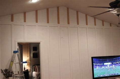 Investigate how the ceiling tiles are attached. How To Install Board & Batten - The Wood Grain Cottage | 1000 in 2020 | Vaulted ceiling living ...