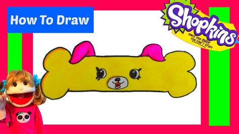 how to draw shopkins bone adette step by step easy shopkins drawing shopkins bone draw