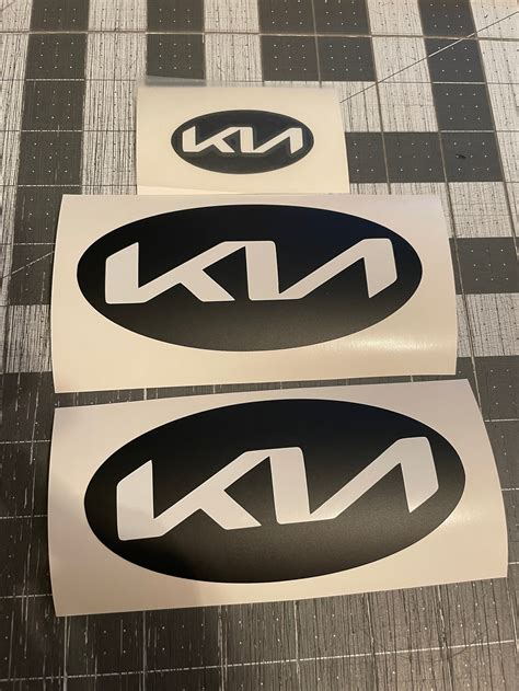 Kia Embleem Overlay Nieuw Logo Voor Achter En Stuur Sorento Etsy