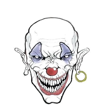 Clown Drawing Step By Step Free Download On Clipartmag