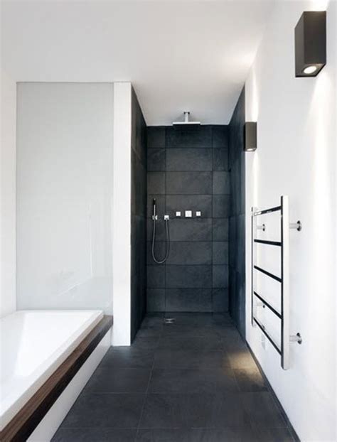 40 Black Slate Bathroom Tile Ideas And Pictures 2022