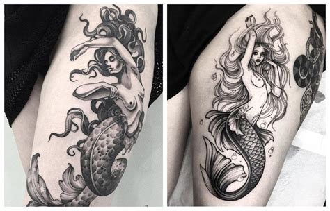 Tatuarte Una Sirena Es Una Forma De Demostrar Tu Valenta Fuerza Y