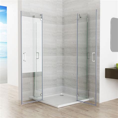 Dusche duschkabine schiebetür duschabtrennung esg glas nano eckeinstieg. Duschkabine Eckeinstieg Duschwand Duschabtrennung NANO Glas 80x80 90x90 100x100 | eBay