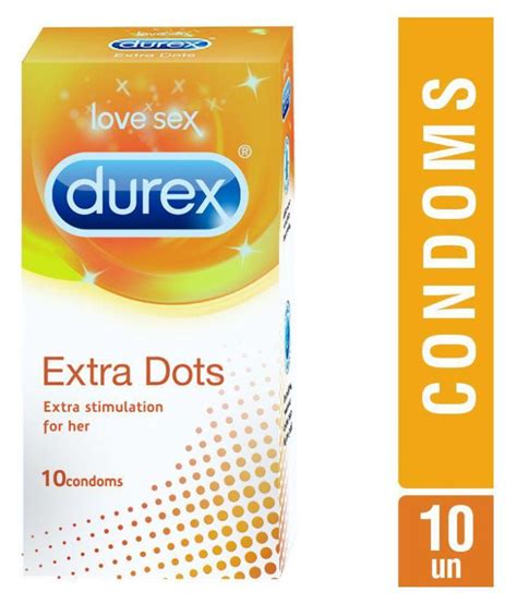 Durex Condoms Extra Dots 10 Count Pack Of 6 Buy Durex Condoms