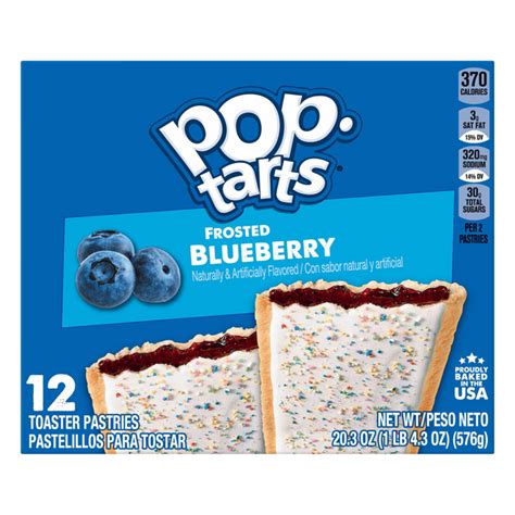 Save On Pop Tarts Toaster Pastries Frosted Frosted Blueberry 12 Ct Order Online Delivery