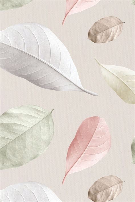 Download Premium Vector Of Mix Of Pastel Leaves Design Resource 2367153