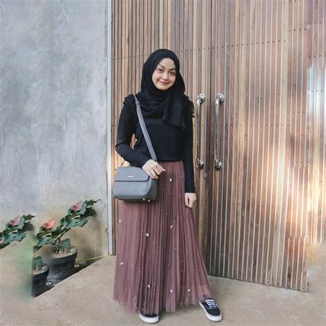 Tadam Rok Ini Dari Weareboutique 🔥 Dyamanagement Plisket Skirt Outfit Hijab Outfit