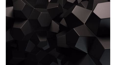 Black Abstract Wallpaper 3d